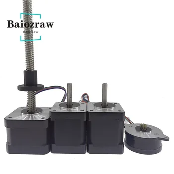 Baiozraw VV0.1 3D принтер Засилване на Двигатели комплект 200 мм Интегриран Ходова Винт NEMA17 Стъпков Двигател за Voron 0,1 резервни Части