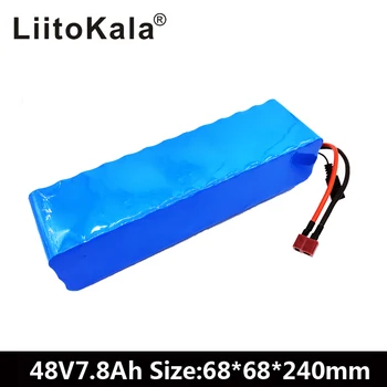LiitoKala 48 7.8 AH 13S3P батерия 48 15AH 1000 W Електрически велосипеди батерия 48 v литиево-йонна батерия 30A BMS