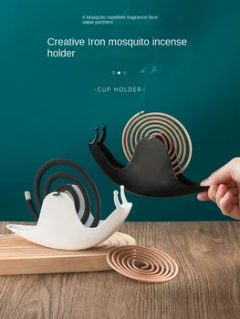 Поставка за тамян с репеллентом от комари креативна поставка за тамян с репеллентом от комари Японското желязо изкуството на съвременната проста кадилница за тамян