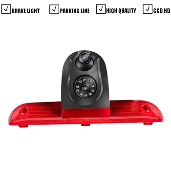 Автомобилна Камера за обратно виждане, с Данни за стоп-сигнал За FIAT Ducato Peugeot Boxer Citroen Jumper 2006-2018 Авто Трета Стоп-сигнал с двойна камера