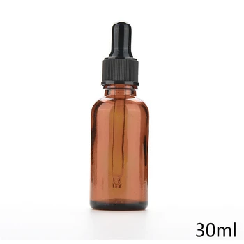 30 МЛ Амбър Стъклен Течен Реактив Пипета Бутилка за съхранение на химични лабораторни химикали, парфюми и одеколони, парфюми, аксесоари 1 бр.