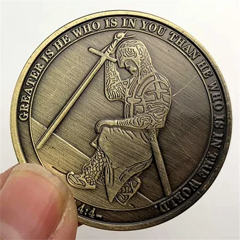 Монета на Американския Воин в Доспехи мога Бронзов Войн Възпоменателна Монета са подбрани Монета