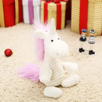 Около 25 см Красив Плюшен Еднорог Играчка Мека Кукла е Детска Играчка, Подарък За Рожден Ден H2129