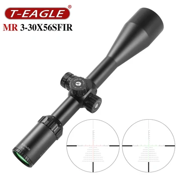 T-EAGLE MR3-30x56SFIR Прицел За Пушка Тактически Оптичен Прицел За Лов Оптичен Коллиматор PCP Страйкбольный Мерник С Травленым Стъкло Наблюдението на окото