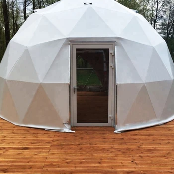 диаметри на 6м, шатри геодезически купола на открито на площ от 28,3 кв. м, малка куполна палатка със стъклена врата