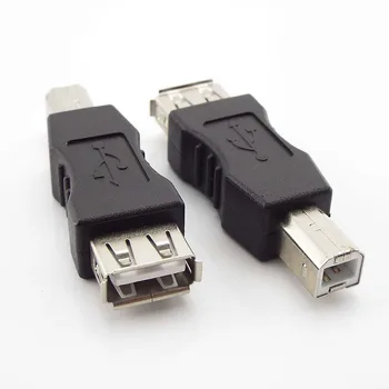 USB 2.0 Тип A Женски toType B Мъжки Конвертор Конектор на Дребно Порт Адаптер за USB Принтер с Висока Скорост на Печат