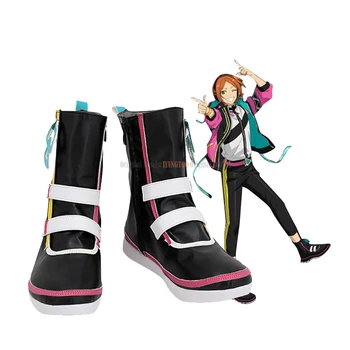 Ансамбъл Звезди 2wink Aoi Hinata Aoi Yuta Cosplay Обувки Индивидуални Кожени обувки Всякакви Размери за Унисекс