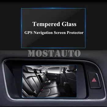 За Audi Q3 Q5 6,5 См Закалено Стъкло за GPS Навигация, Екран Протектор 2009-2015 1 бр. Автомобилни Аксесоари, Интериор на Автомобила Интериор