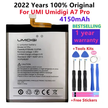 2022 година 100% Оригинален в наличност Батерия За мобилен телефон UMI Umidigi Pro A7 A7Pro 4150 ма, Висококачествена Литиево-полимерна + безплатни инструменти