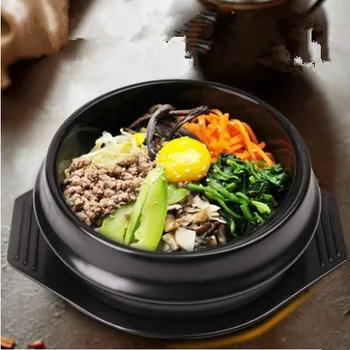 НОВИ Класически Комплекти Корейската Кухня Каменна Купа Саксия за Бибимбапа Керамични Купички за Супа Ramen С Професионално Опаковане на Керамични