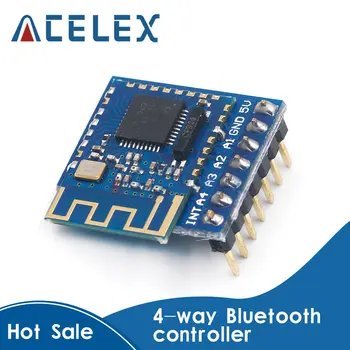 НОВ 4-лентов контролер Bluetooth Bluetooth модул за мобилен телефон приложение, превключвател за управление на однокристальное реле BLK4