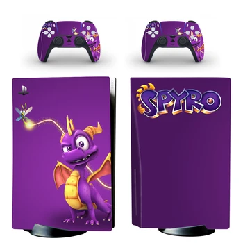 Spyro Дракон PS5 Стандартния Диск на Кожата Стикери Стикер Корица за PlayStation 5 Конзола и Контролер PS5 Скинове Етикети Винил