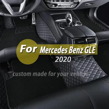 Автомобилни Стелки За Mercedes Benz GLE Class 2020 Г., 5 Места, Подложка За Крака Изкуствена Кожа, Килими, Килими, Аксесоари За Интериора По Поръчка