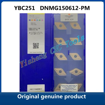 Оригинален автентичен продукт, ZCC CT YBC251 DNMG150612-PM YBC252 DNMG 150612 на Струг с ЦПУ Струг Режещите Инструменти