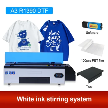 A3 DTF Принтер Epson R1390 Печатна Машина за Тениски DTF PET Фолио A3 DTF impresso Теплопередача Директен Печат Филм