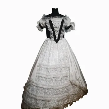 2020 Ново Викторианска рокля за Cosplay на Хелоуин, на Колониалното Георгианское Ренессансное Готическа Историческо рокля на D-647