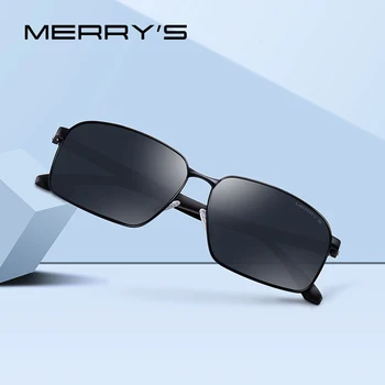MERRYS DESIGN Класически Мъжки Слънчеви Очила За Спорт На Открито Поляризирани Слънчеви очила За Шофиране, Риболов TR90 Защита на Краката UV400 S8060