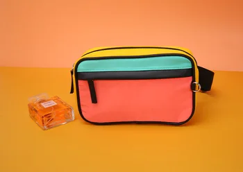 Модерна дамска чанта за джогинг, цветни индивидуалност, чанта от плат Оксфорд, спортна спортна чанта за почивка на открито