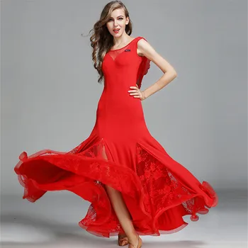 бална рокля стандартно светска рокля с ресни латинско бална рокля испански танцови костюми рокля за валс flamemgo танцови дамски