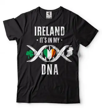2019 Модерна Лятна Стилна Ирландската тениска с Ирландското наследство, Гордата Ирландската тениска, Стилизирани Гордост, Тениска