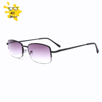 Класически Мъжки и Дамски Слънчеви очила за четене с Диоптриями +1.0 1.5 2.0 2.5 3.0 Слънчеви Очила В Квадратна метална Рамка, Очила За Старческо