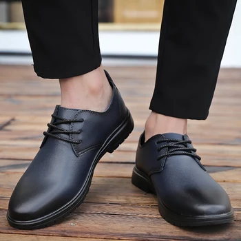 Стари Училищни Обувки От Естествена Кожа За Мъже, Мъжки Мокасини Рокля Sapato De Couro Masculino Пяна