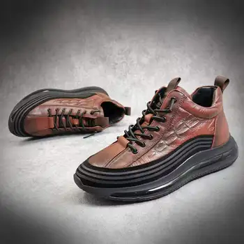 BCEBYL/Нова спортни обувки, леки луксозни Модни мъжки обувки, Ежедневни спортни обувки за дебела подметка, мъжки обувки