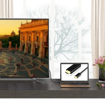 За HUAWEI Honor V20 Note10 type-c включете HDMI кабел, За да свържете ТВ проектор 4k HD line 1080P Type-CTOHDMI HD кабел за предаване на данни