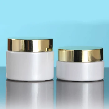 Луксозен висококачествен козметичен контейнер за крем 30 g за нощен крем или сутрин крем, стъклена банка 1 унция за продажба