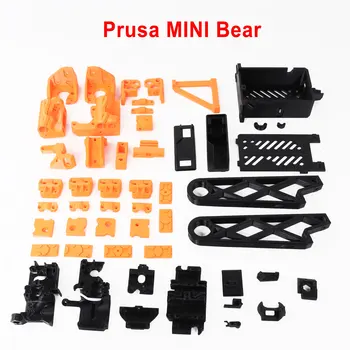 Blurolls Prusa Mini Bear Upgrade Печатни Детайли 3d Печатни Пълен Комплект ESUN Направления PETG Оранжево, Черно