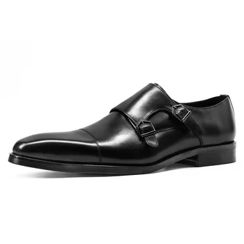 Мъжки модел обувки, летни oxfords, пролетни мъжки обувки на плоска подметка, Модни висококачествени мъжки обувки от естествена кожа, бизнес мъжки обувки дантела