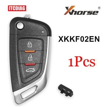 Xhorse Универсален VVDI Кабелен Отдалечен Автомобилен Ключ XKKF02EN с 3 Бутони за VVDI Key Tool/ VVDI2