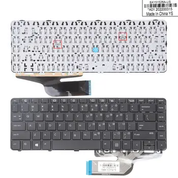 Новата клавиатура с Подредбата на САЩ За HP ProBook 430 G3 430 G4 440 G3 440 G4 445 G3 ЧЕРЕН