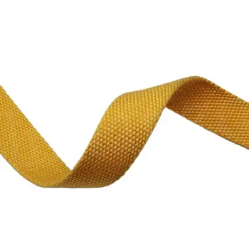 Гореща Продажба Жълт Цвят на Памук на Предпазния Колан За Чанти 3,8 СМ