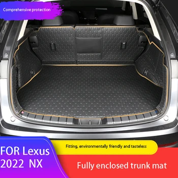 ЗА 2022 Lexus NX250 350 NX350h Напълно Заобиколен Подложка за Багажника 450 H Кожена Подложка За Съхраняване на Резервни гуми Подложка за гърба на вратата Отделен Долния Мат