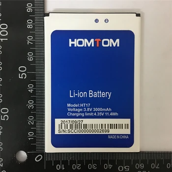 HOMTOM HT17 100% Оригинални Батерии Подмяна Голям Капацитет 3000 mah Батерия За смартфон HOMTOM HT17 Pro