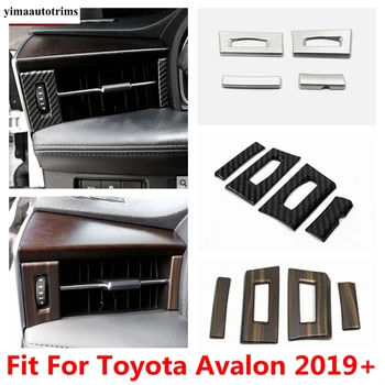 За Toyota Avalon 2019-2023 арматурното табло, Климатик, Изход ac Вентилационна Рамка Декор Капак Завърши Мат/Аксесоари от въглеродни влакна