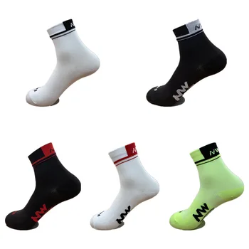 Мъжки и женски висококачествени професионални спортни чорапи за планински велосипеди / Чорапи за състезателни велосипеди