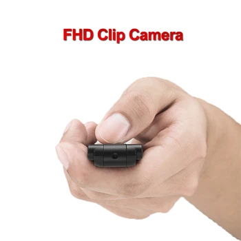 HD 1080P Тънък, Тънък Въртящи мини-клип камера за откриване на движение видеорекордер Цифров Диктофон