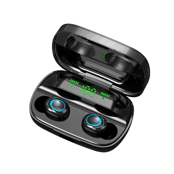 S11 Power Bank Bluetooth Слушалки Безжични Спортни Втулки TWS Детска Слушалки Зашеметяващи Слушалки с Микрофон Сензорно управление