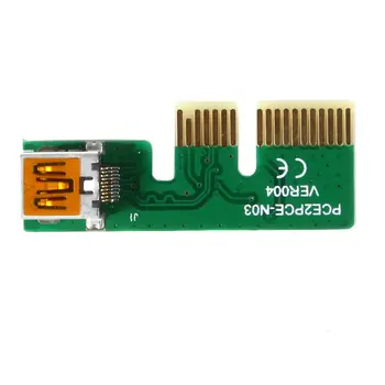 Новият Mini PCI-E PCI Express удължителен кабел 1X Странично Card Power USB 30 см удължителен кабел 4 Pin DOM668