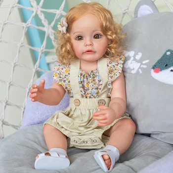 Водоустойчив Реалистична Кукла-Бебе, Ролеви Игри, 55 см, Реалистична Кукла-Бебе, Успокояващи Играчки, Реалистични Новородени Кукли-Реборн, Комплекти за Деца