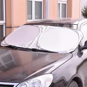 Горещ Авто Козирка на Предното Стъкло, Предното Стъкло Слънцезащитен Блок на Капака Сгъваеми Jumbo Преден Десен Прозорец на Колата Козирка UV Защита Колата Прозорец Филм