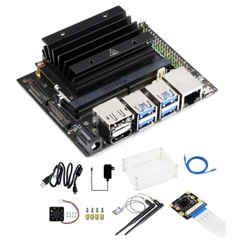 НОВО-За в jetson Nano 4GB Developer Expansion Kit AI Такса за разработка на изкуствен интелект + Мрежова карта AC8265 US Plug