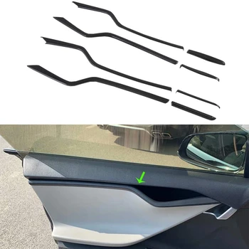 Автомобилна Вътрешна рамка, която да Хастар, Вътрешна Корнизи, Лайсни за Tesla Model S 2016-2019, автоаксесоари, 8 бр.