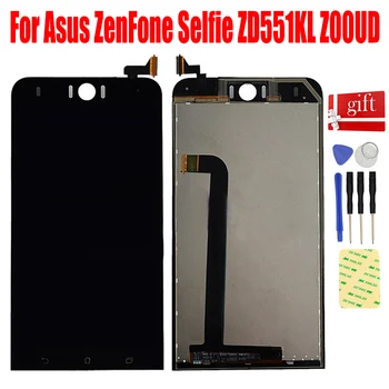За Asus ZenFone Selfie ZD551KL Z00UD LCD Дисплей Модул на Екрана на Дисплея Pantalla със Сензорен екран Pantalla Дигитайзер, Сензор Стъкло В Събирането на