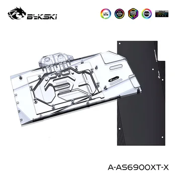 ASUS TUF RX 6900XT, Блок за водно охлаждане на графичния процесор Bykski 6800XT течността, работещи охладител слот на видеокартата O16G, на задния панел на графичния процесор A-AS6900XT-X