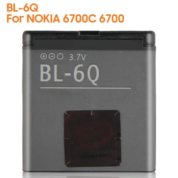 Нов визгливый Батерия за телефона BL-6Q За NOKIA 6700C 6700 BL6Q Автентична Батерия 970 mah