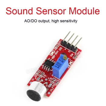 5 високо-чувствителен Звуков Сензор Модул за Откриване на Звука Преминете Контролер за Arduino AVR PIC Аналогов Цифров Изходен Сензор