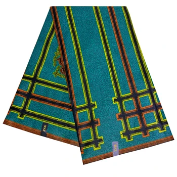 Печатна Африканска Восъчен Плат памук Анкара Бинт Тъкан За жени Вечерна Рокля за Шиене Материал Восък Африка